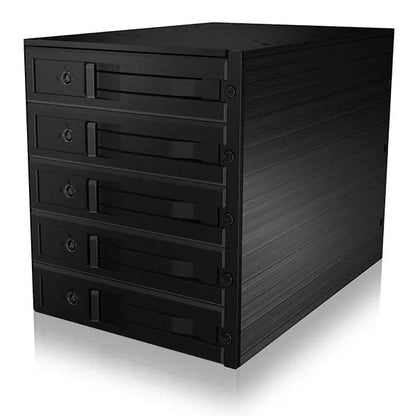 ICY BOX Backplane for 5x 3.5" SATA or SAS HDD in 3x 5.25" bay (IB-565SSK) - Image 4