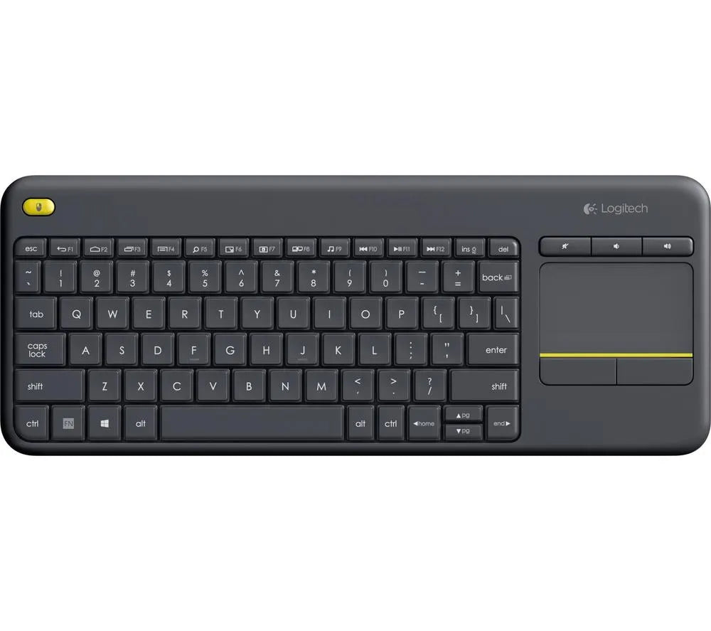 Logitech K400 PLUS Touch Wireless keyboard - Black (920-007165) - Image 3