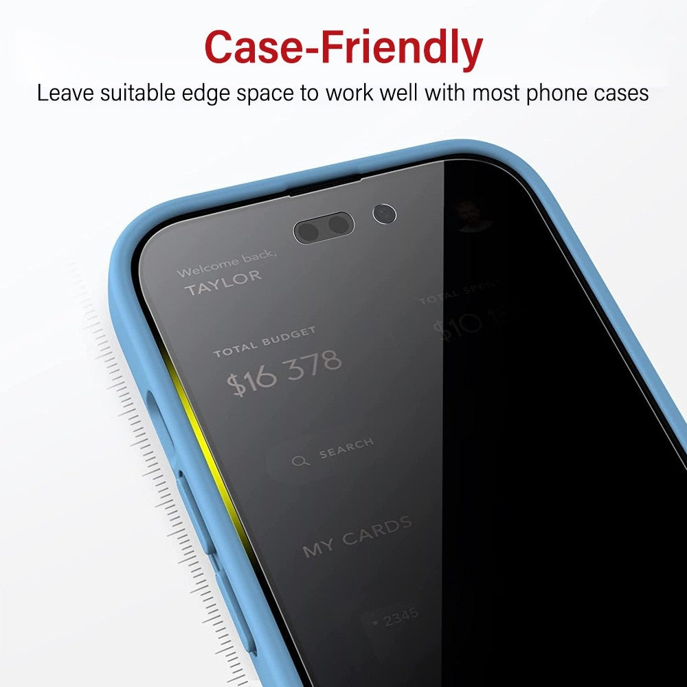Privacy Tempered Glass Screen Protector for iPhone 16 Pro / 17 / 17 Pro - Image 6