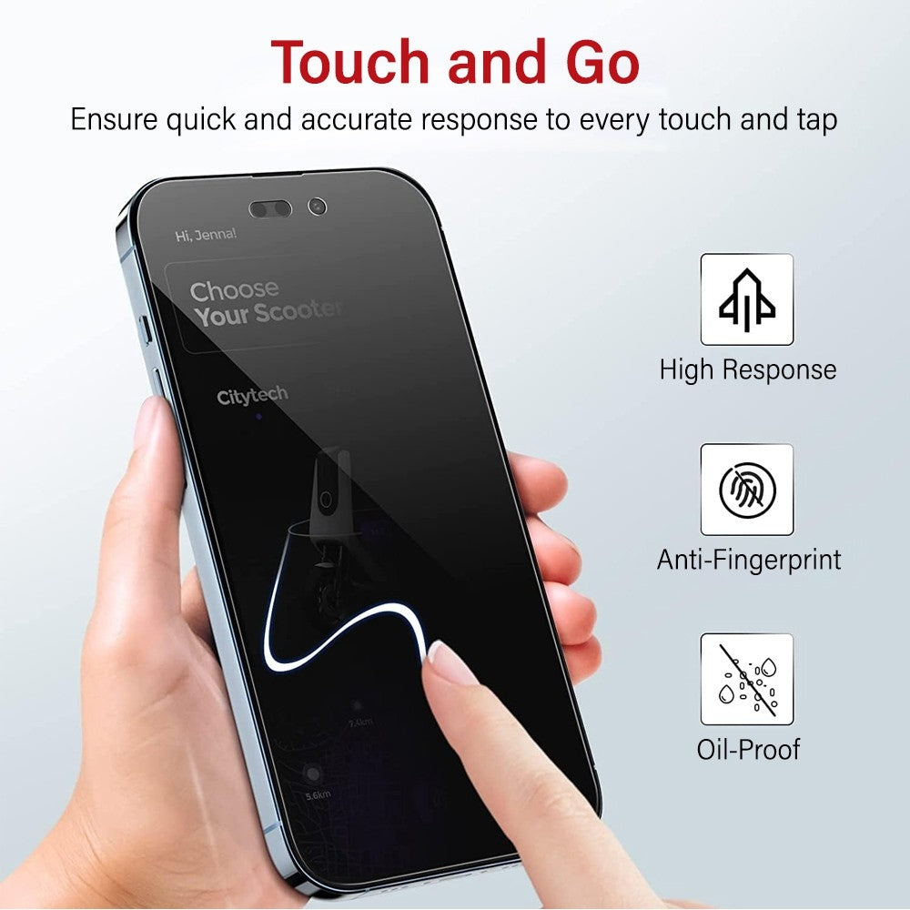 Privacy Tempered Glass Screen Protector for iPhone 16 Pro / 17 / 17 Pro - Image 7