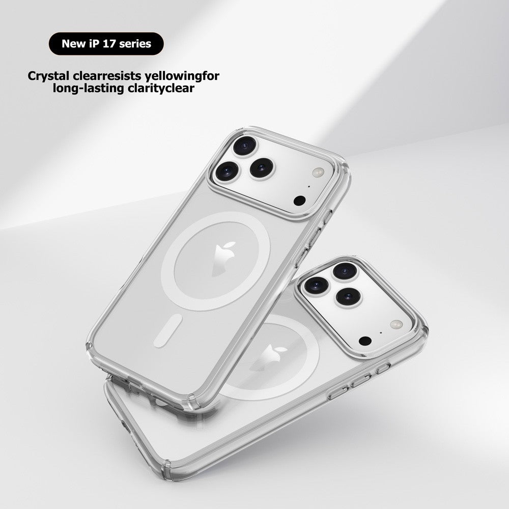 UTIA Ultimake Shockproof Transparent Case Cover With Magnetic Ring for iPhone 17 Pro Max - Image 2