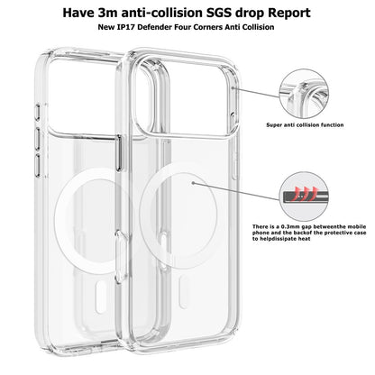 UTIA Ultimake Shockproof Transparent Case Cover With Magnetic Ring for iPhone 17 Pro Max - Image 6