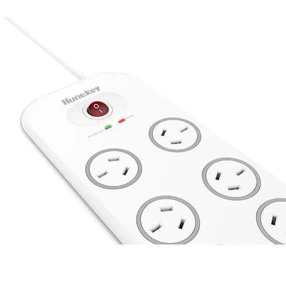 Huntkey 6-Outlet Surge Protector with 2 USB Charging Outlets (SAC607) - Image 4