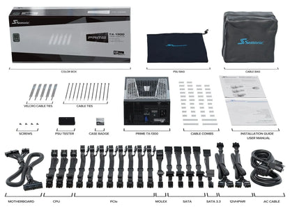Seasonic PRIME TX-1300 1300W Titanium Modular PSU - Image 5