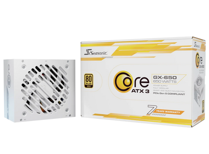 Seasonic CORE GX-650 White ATX 3.1 650W (SRP-CGX651-A5A32SF-WHITE) - Image 6