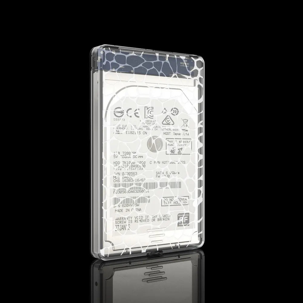Simplecom SE101 Compact Tool-Free 2.5'' SATA to USB 3.0 HDD/SSD Enclosure Transparent Clear - Image 3