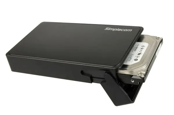 Simplecom SE325 Tool Free 3.5" SATA HDD to USB 3.0 Hard Drive Enclosure Black - Image 2