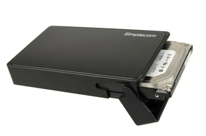 Simplecom SE325 Tool Free 3.5" SATA HDD to USB 3.0 Hard Drive Enclosure Black - Image 2