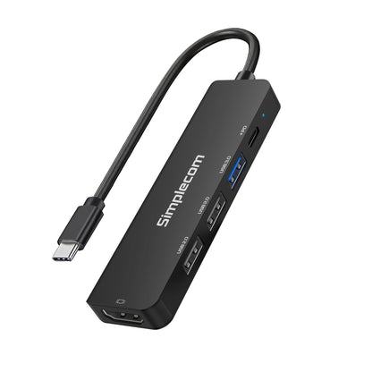 Simplecom CHT550 USB-C 5-in-1 Multiport Docking Station with USB Hub PD HDMI 2.0 - Image 2