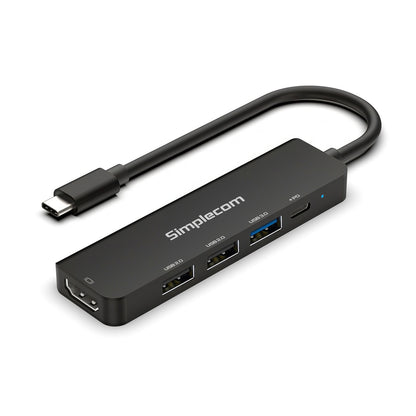 Simplecom CHT550 USB-C 5-in-1 Multiport Docking Station with USB Hub PD HDMI 2.0 - Image 4