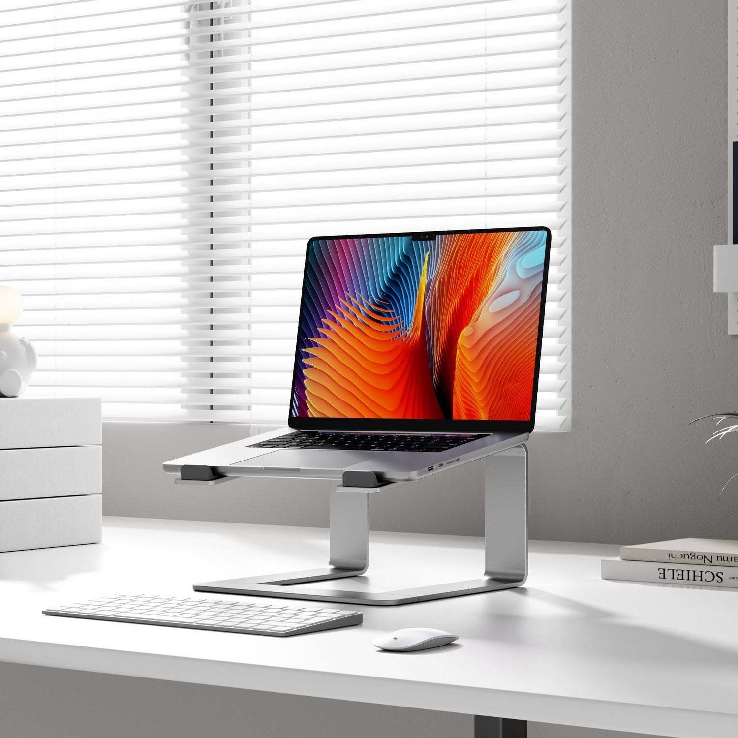 Simplecom CL510S Ergonomic Aluminium Riser Stand for Laptop MacBook - Image 5