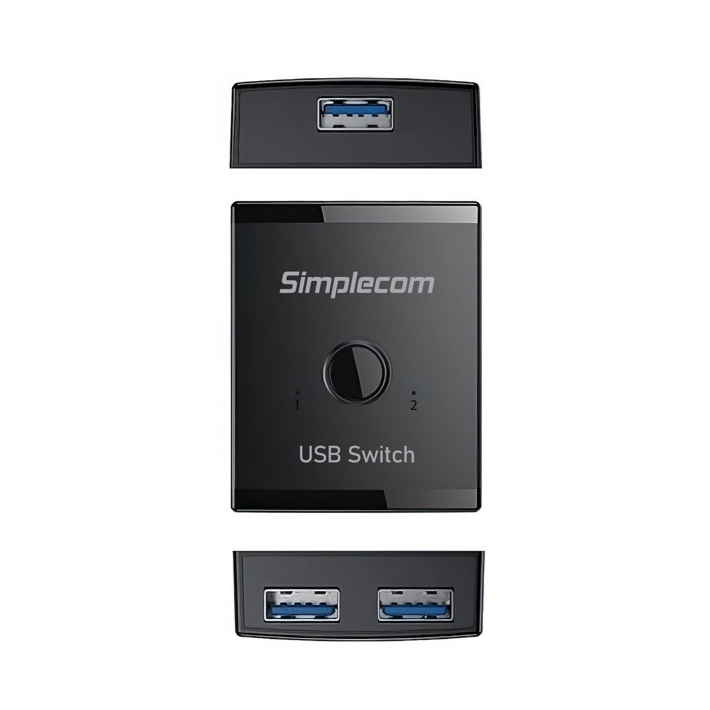Simplecom KM125 Bi-Directional 2-Way USB 3.0 Switch 1 In 2 Out (2 In 1 Out) 5Gbps - Image 2