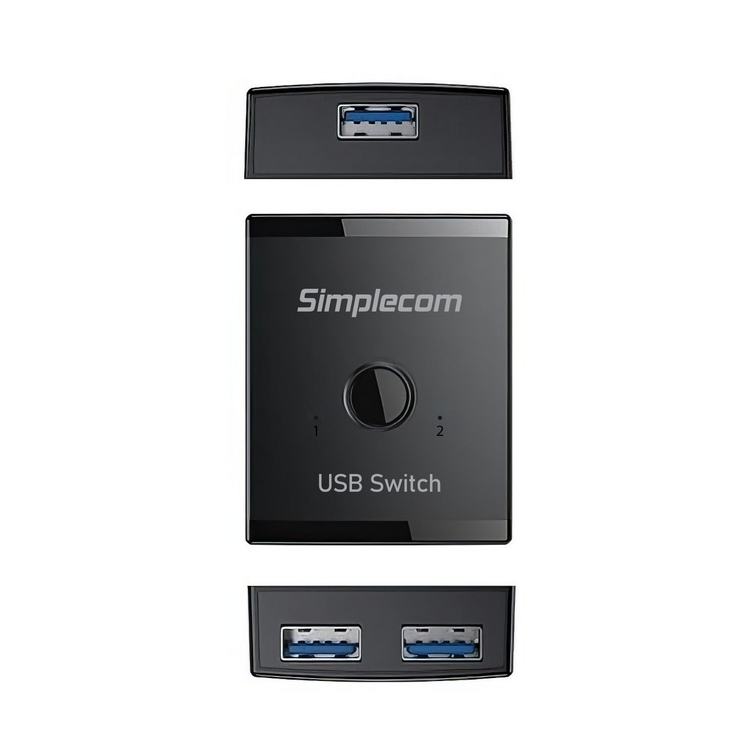 Simplecom KM125 Bi-Directional 2-Way USB 3.0 Switch 1 In 2 Out (2 In 1 Out) 5Gbps - Image 2