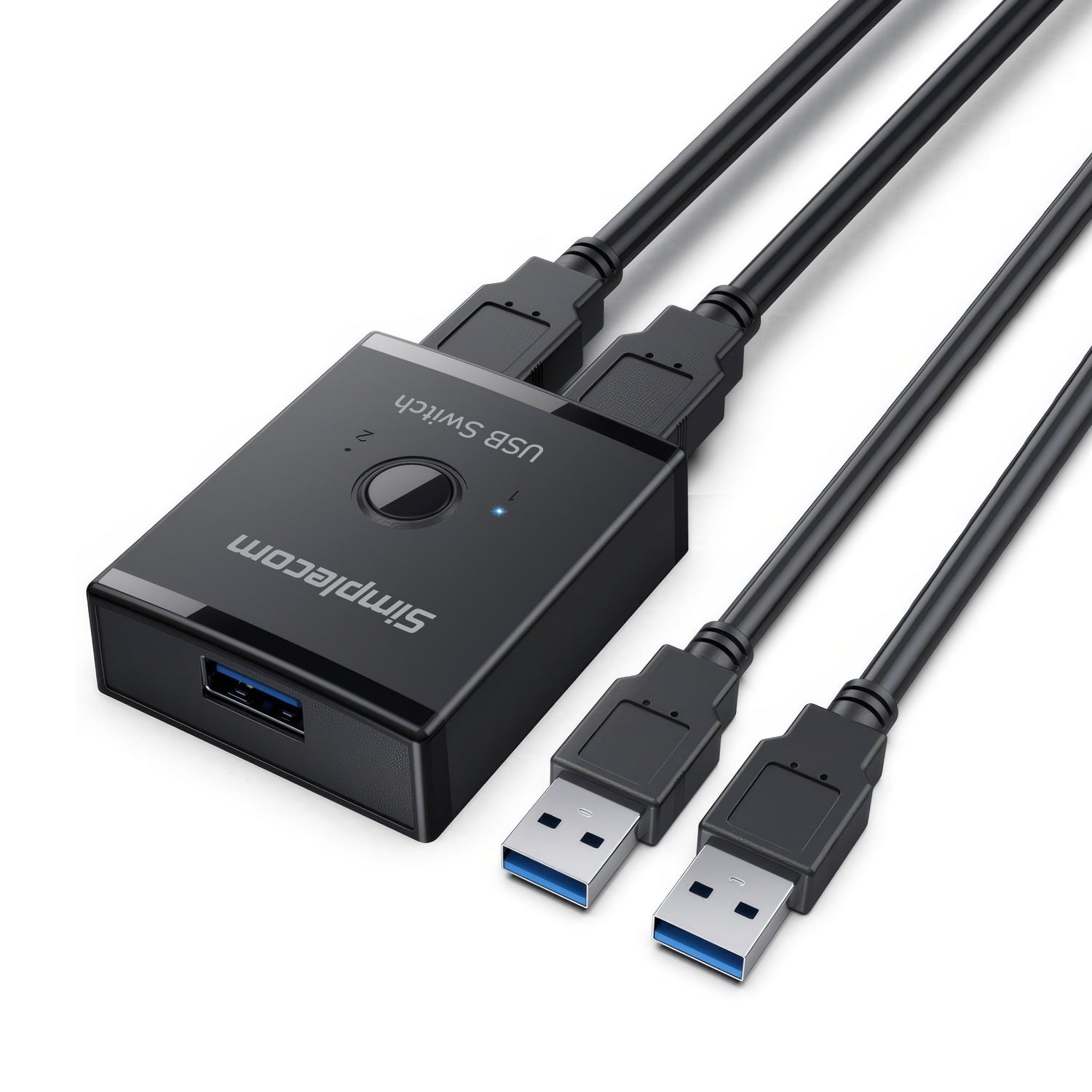 Simplecom KM125 Bi-Directional 2-Way USB 3.0 Switch 1 In 2 Out (2 In 1 Out) 5Gbps - Image 3