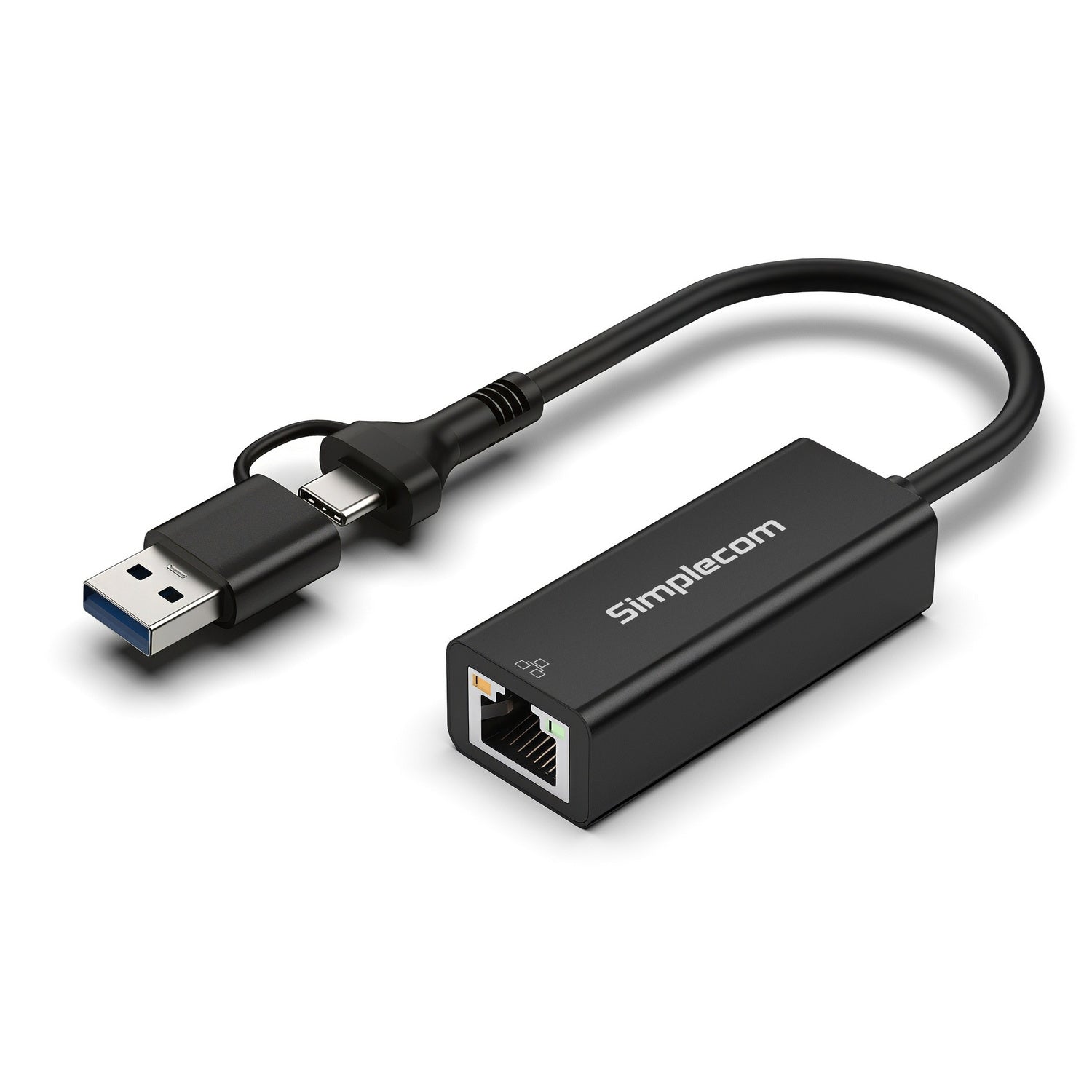 Simplecom NU315C SuperSpeed USB-C and USB-A to Gigabit Ethernet Adapter - Image 3