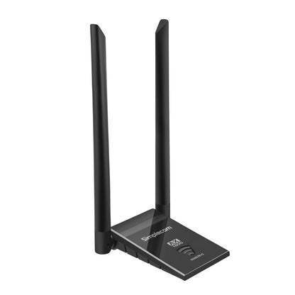 Simplecom NW628v2 AX1800 Dual Band WiFi 6 USB Adapter with 2x 5dBi High Gain Antennas - Image 2