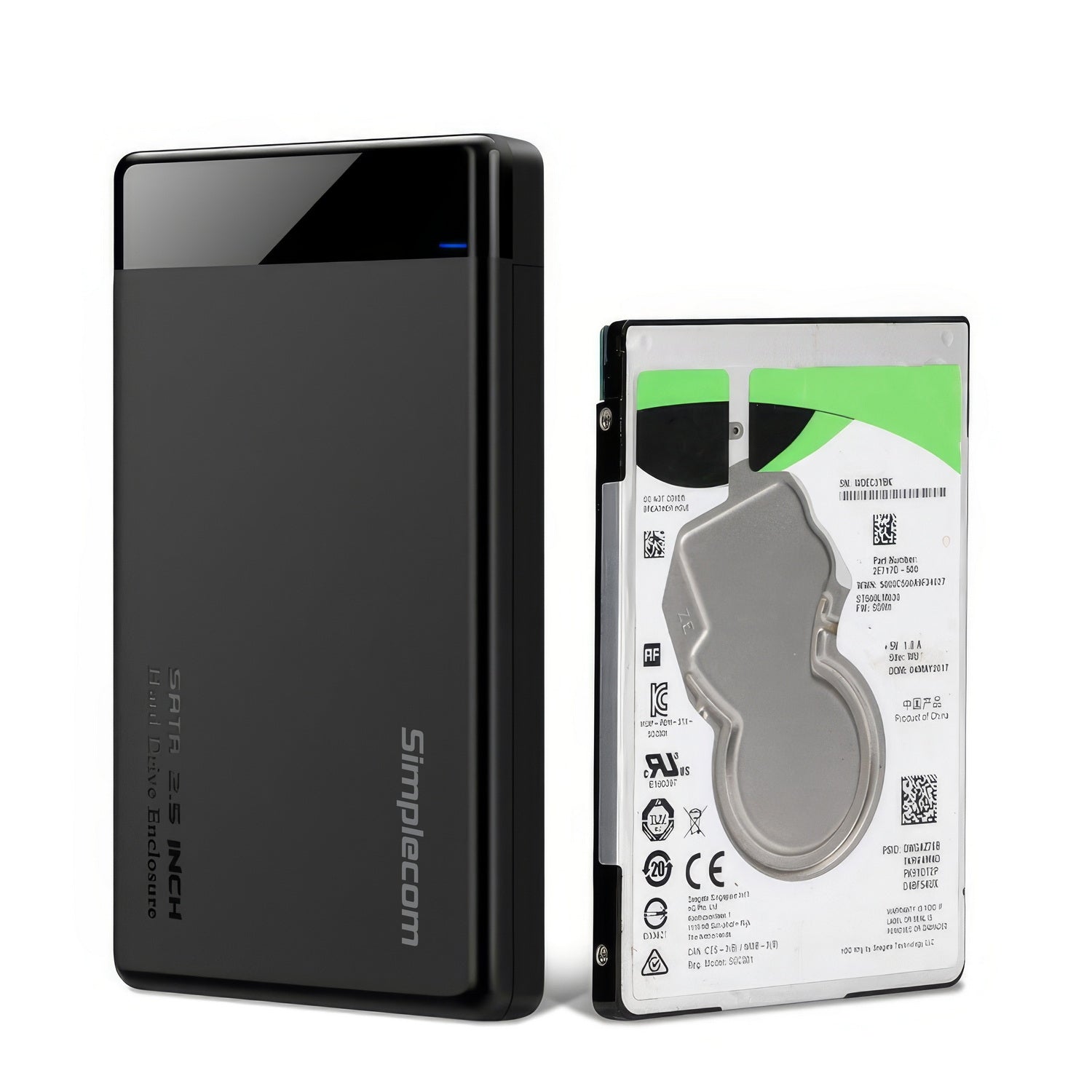 Simplecom SE109 Tool-free 2.5" SATA HDD SSD to USB-C Enclosure USB 3.2 Gen 1 - Image 4