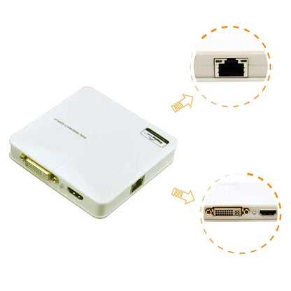 Winstars USB 3.0 Dual Head Display with Gigabit Ethernet Adapter (WS-UG39DH1) - Image 2