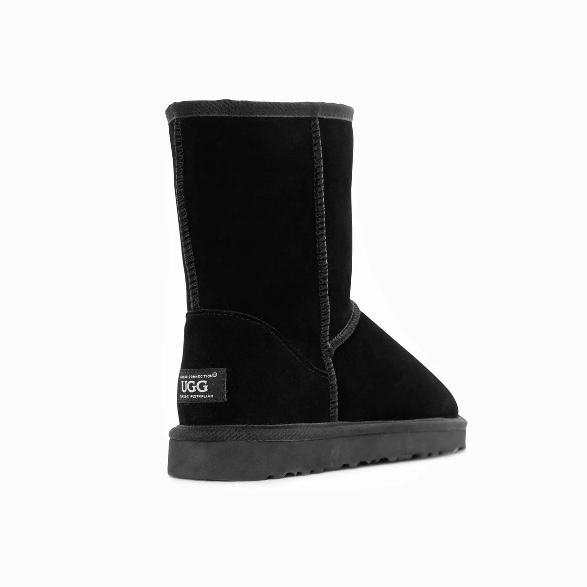 Ugg Boots Genuine Australian Sheepskin Unisex Short Classic Suede (Black, EU41) - Image 2