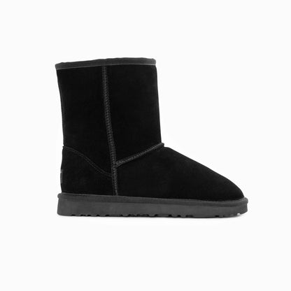 Ugg Boots Genuine Australian Sheepskin Unisex Short Classic Suede (Black, EU41) - Image 3