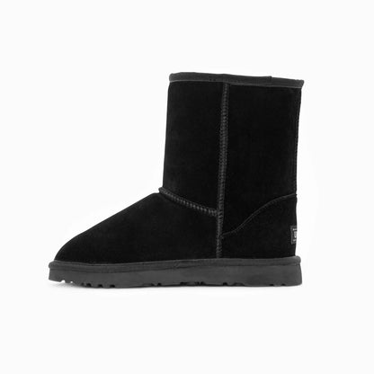 Ugg Boots Genuine Australian Sheepskin Unisex Short Classic Suede (Black, EU41) - Image 4