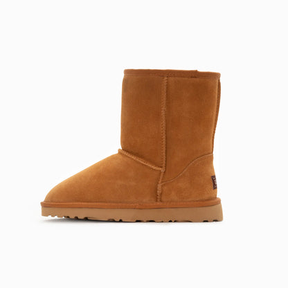 Ugg Boots Genuine Australian Sheepskin Unisex Short Classic Suede (Chestnut, EU36) - Image 4