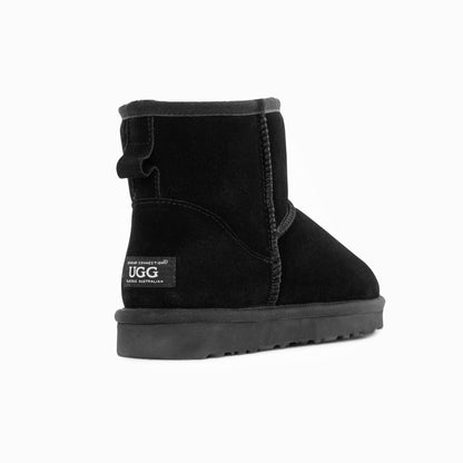 Ugg Boots Genuine Australian Sheepskin Unisex Mini Classic Suede (Black, EU42) - Image 2