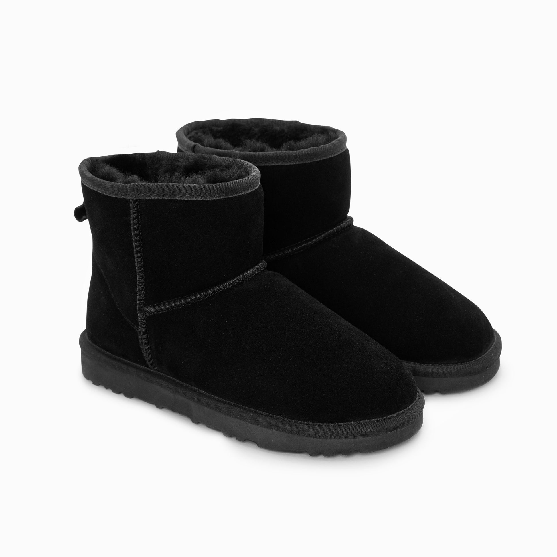 Ugg Boots Genuine Australian Sheepskin Unisex Mini Classic Suede (Black, EU42) - Image 6