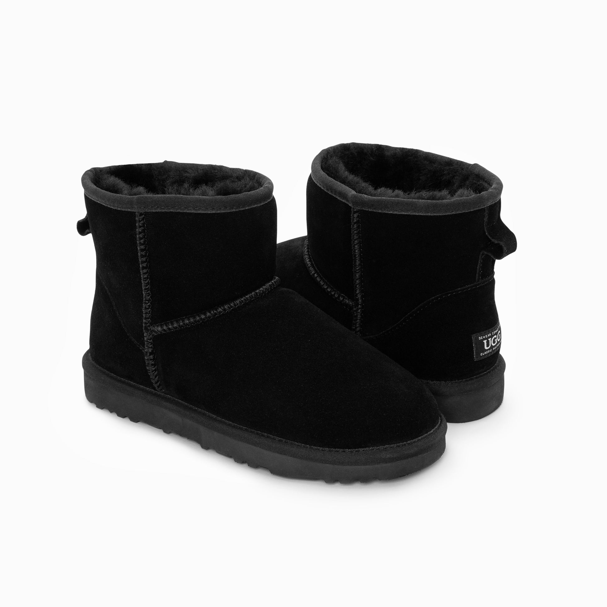 Ugg Boots Genuine Australian Sheepskin Unisex Mini Classic Suede (Black, EU42) - Image 7