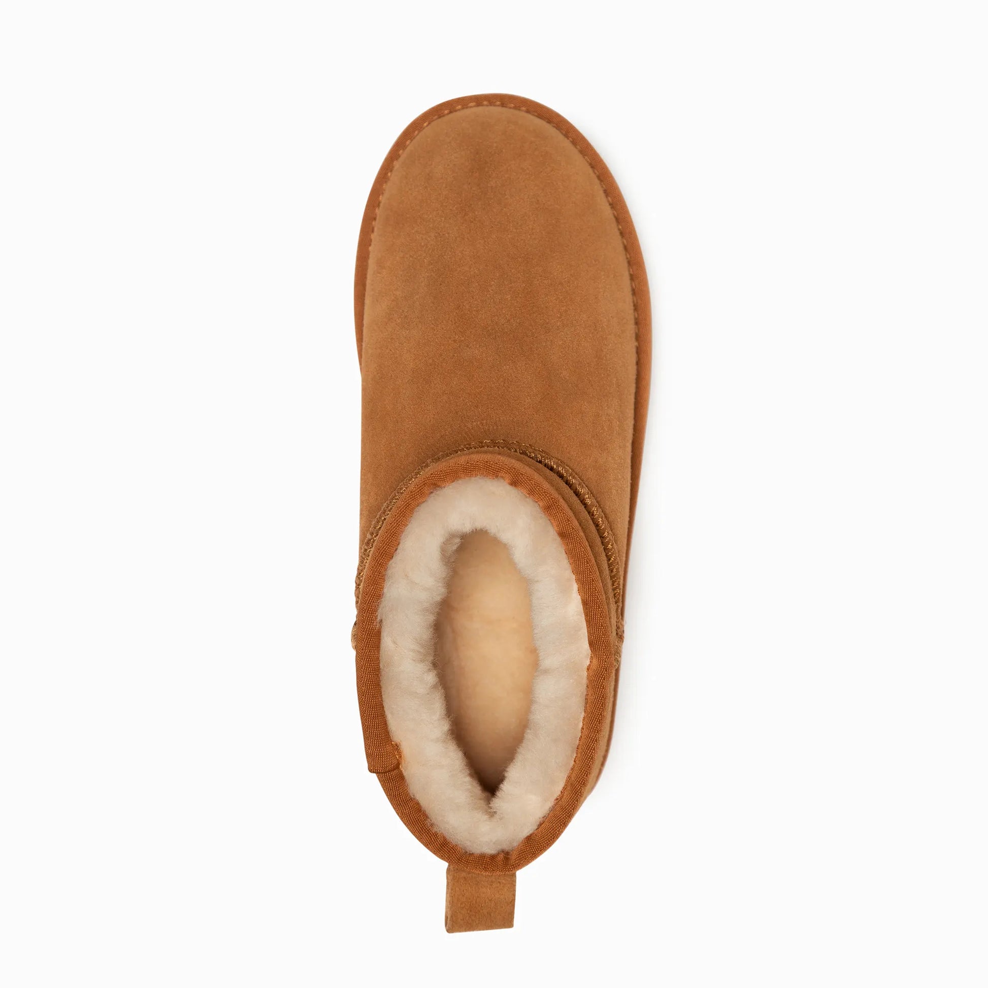 Ugg Boots Genuine Australian Sheepskin Unisex Mini Classic Suede (Chestnut, EU35) - Image 5