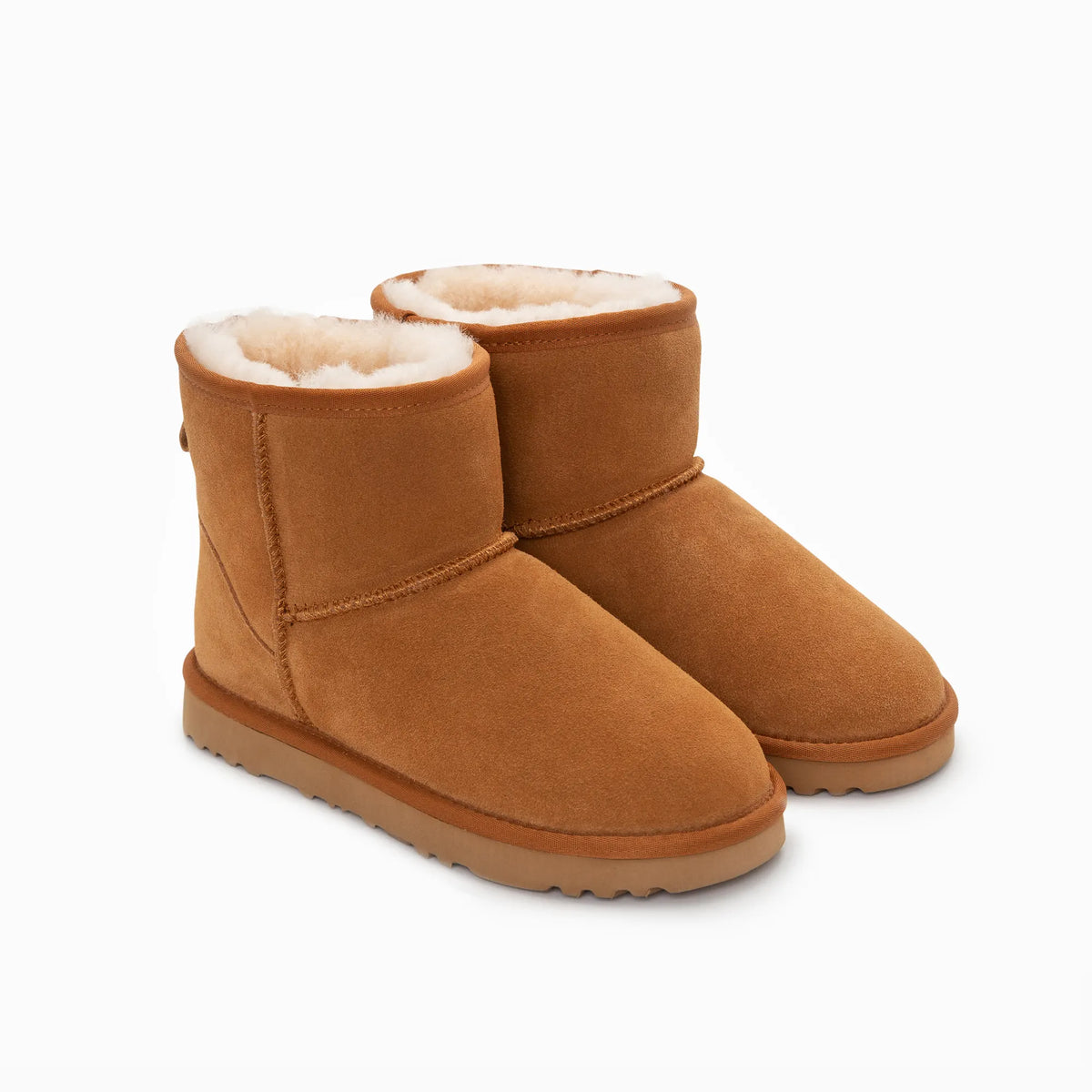 Ugg Boots Genuine Australian Sheepskin Unisex Mini Classic Suede (Chestnut, EU37) - Image 6