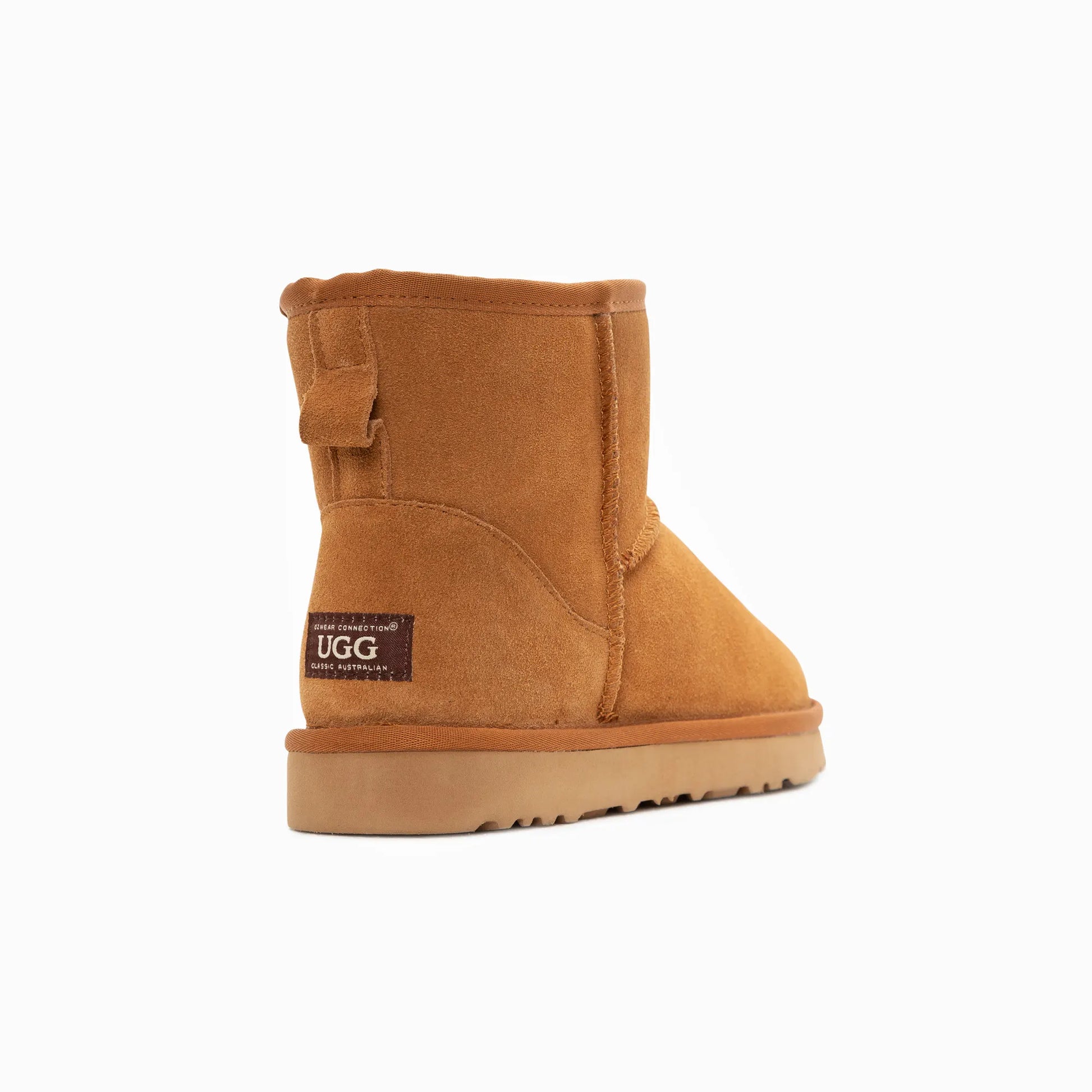 Ugg Boots Genuine Australian Sheepskin Unisex Mini Classic Suede (Chestnut, EU38) - Image 2