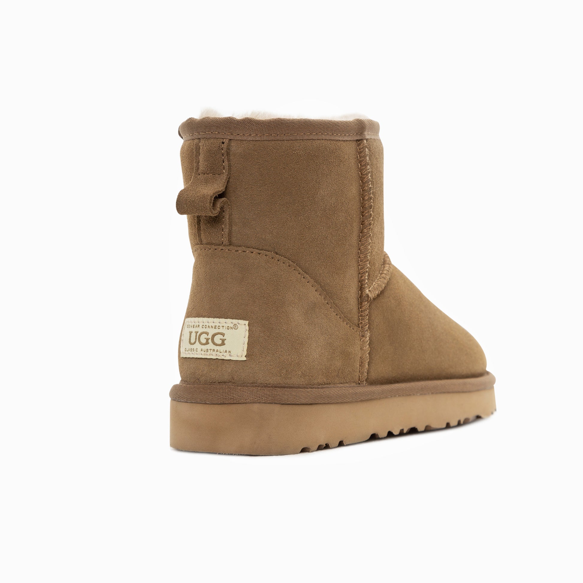 Ugg Boots Genuine Australian Sheepskin Unisex Mini Classic Suede (Olive, EU40) - Image 2