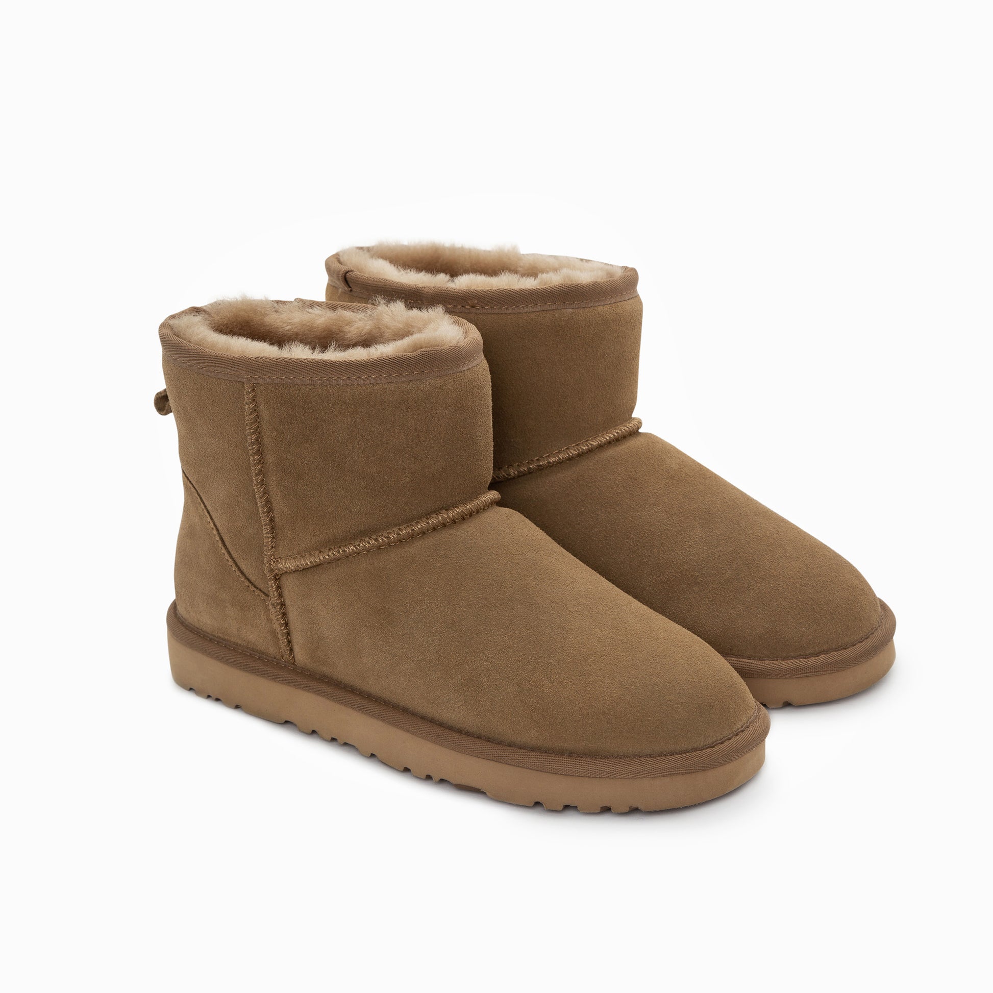 Ugg Boots Genuine Australian Sheepskin Unisex Mini Classic Suede (Olive, EU40) - Image 6