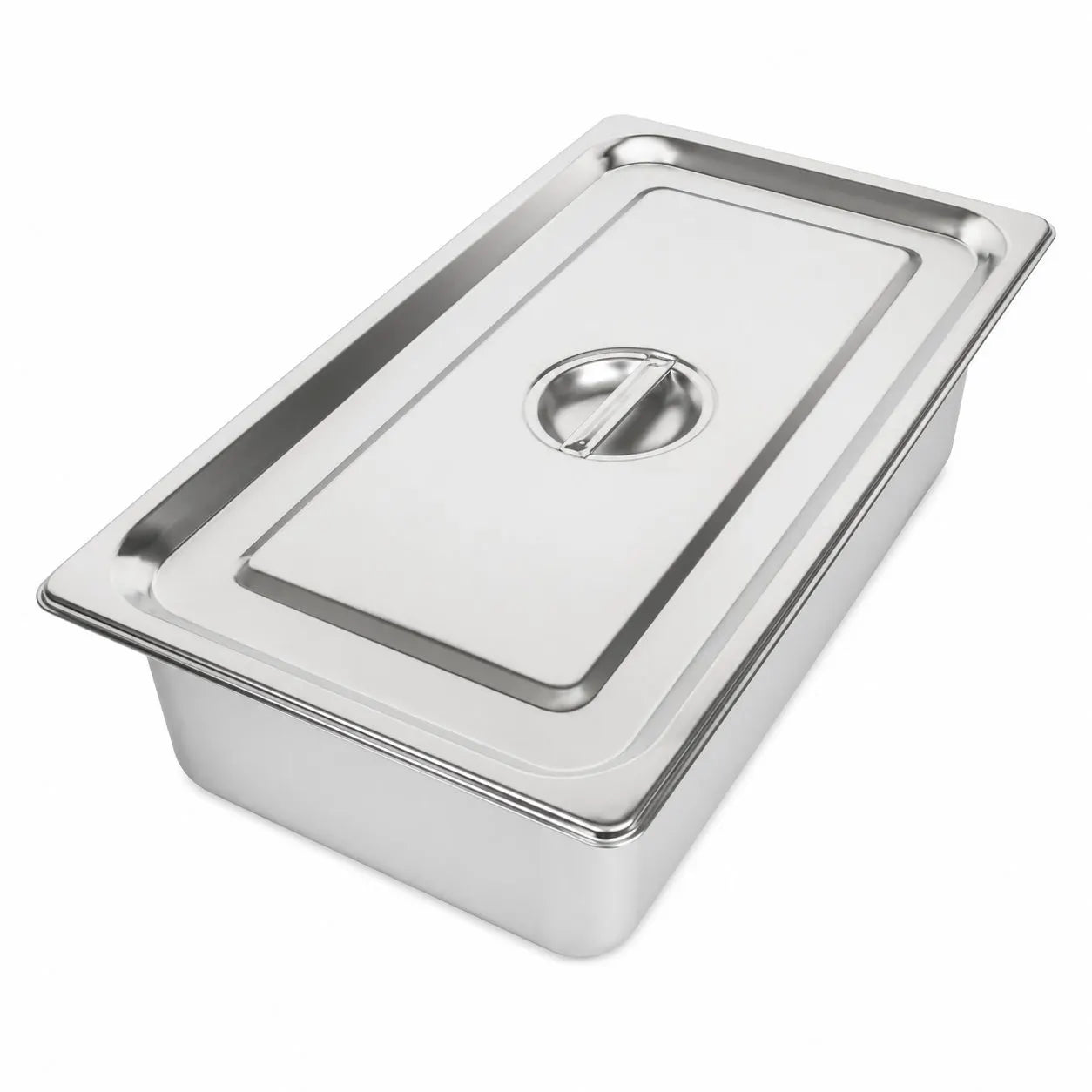 Commercial Stainless Steel GN 1/1 100mm Deep Gastronorm Bain Marie Buffet Steam Table Food Pan with Lid