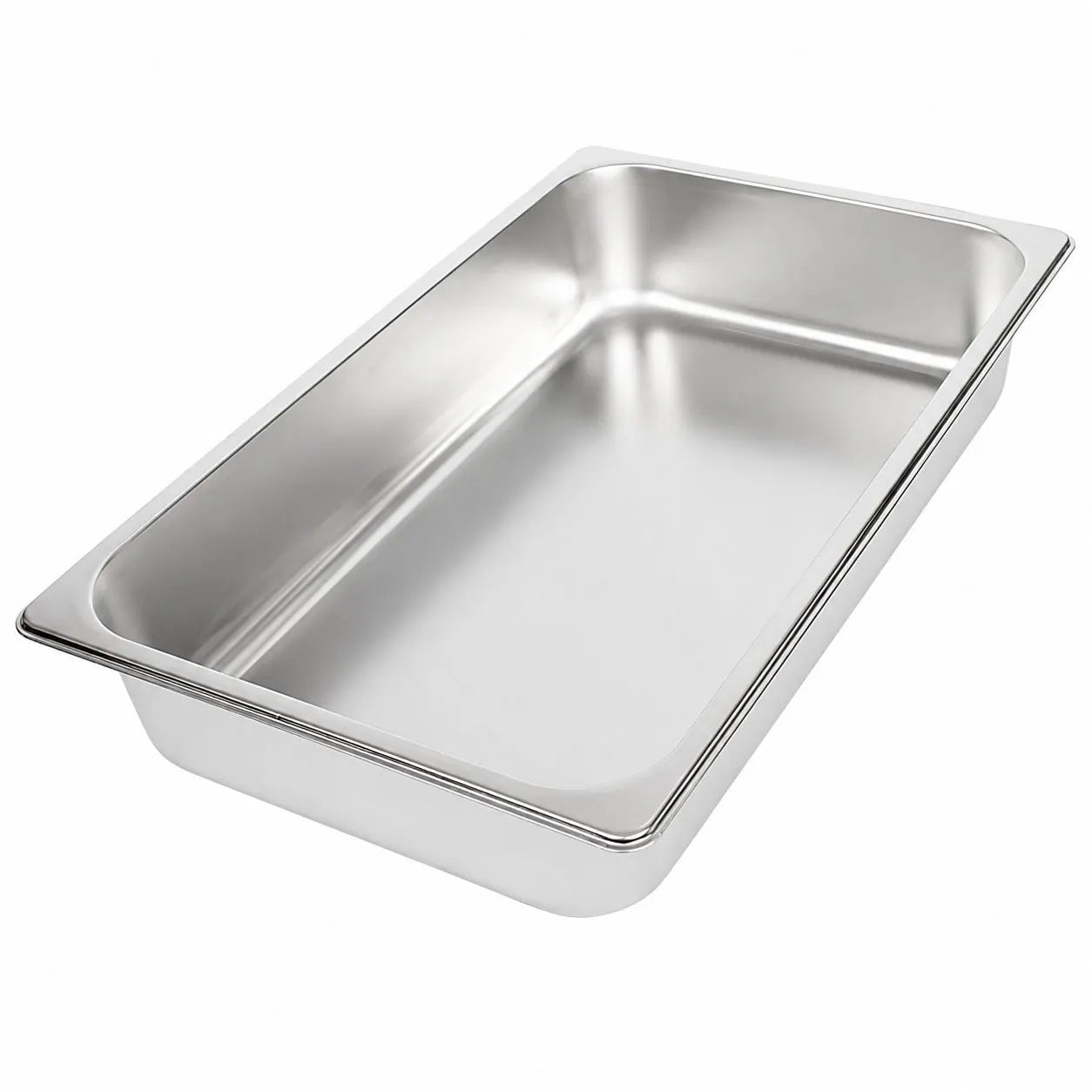 Commercial Stainless Steel GN 1/1 100mm Deep Gastronorm Bain Marie Buffet Steam Table Food Pan with Lid - Image 2