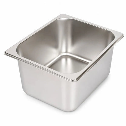 Commercial Stainless Steel GN 1/2 150mm Deep Gastronorm Bain Marie Buffet Steam Table Food Pan - Image 3