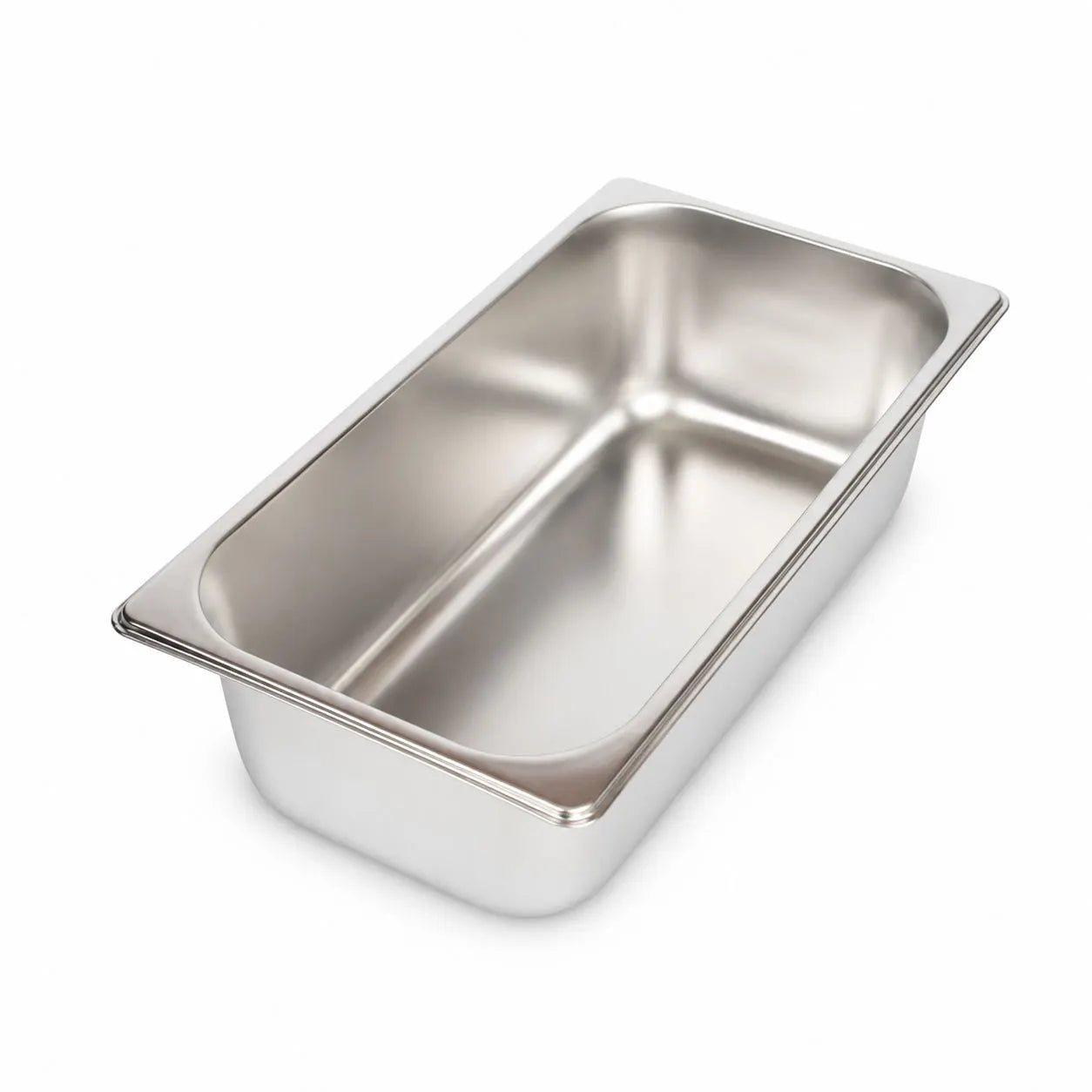 Commercial Stainless Steel GN 1/3 100mm Deep Gastronorm Bain Marie Buffet Steam Table Food Pan with Lid - Image 2