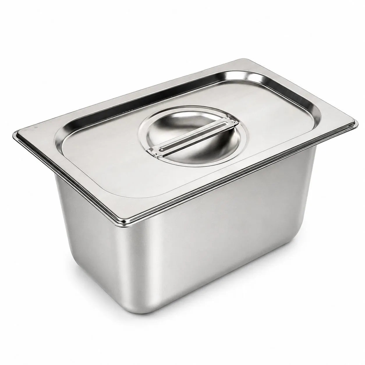 Commercial Stainless Steel GN 1/4 150mm Deep Gastronorm Bain Marie Buffet Steam Table Food Pan with Lid