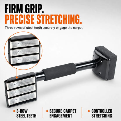 Carpet Knee Kicker Installation Tool with Steel Gripping Teeth & Foam Handle - Image 7
