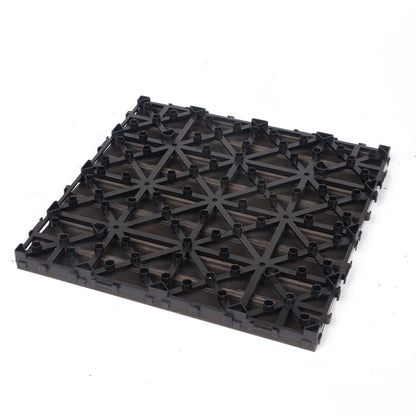 10PCS Interlocking Patio Deck Tiles 30cm x 30cm Outdoor Wood Flooring for Patio Garden Balcony Poolside - Image 6