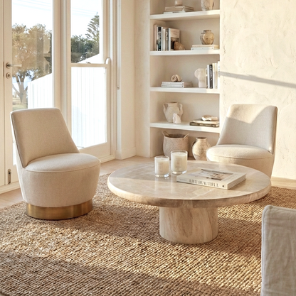 Interior Ave - Chateau Swivel Accent Chair - Vanilla Oat - Image 2