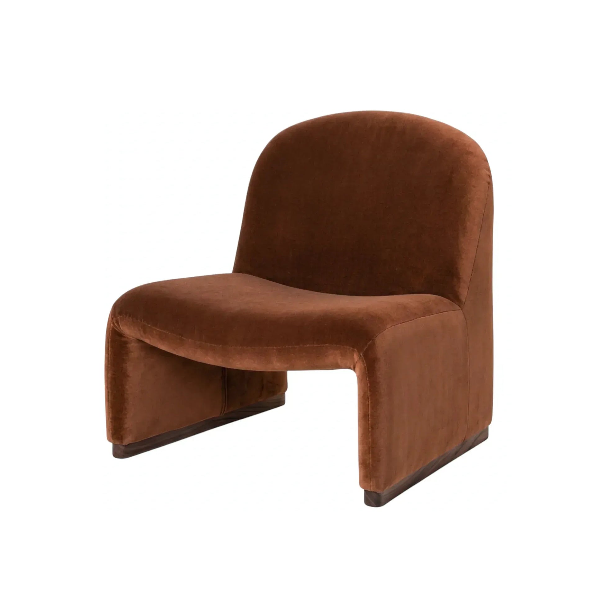 Interior Ave - Haven Curved Armchair - Chestnut - Image 4