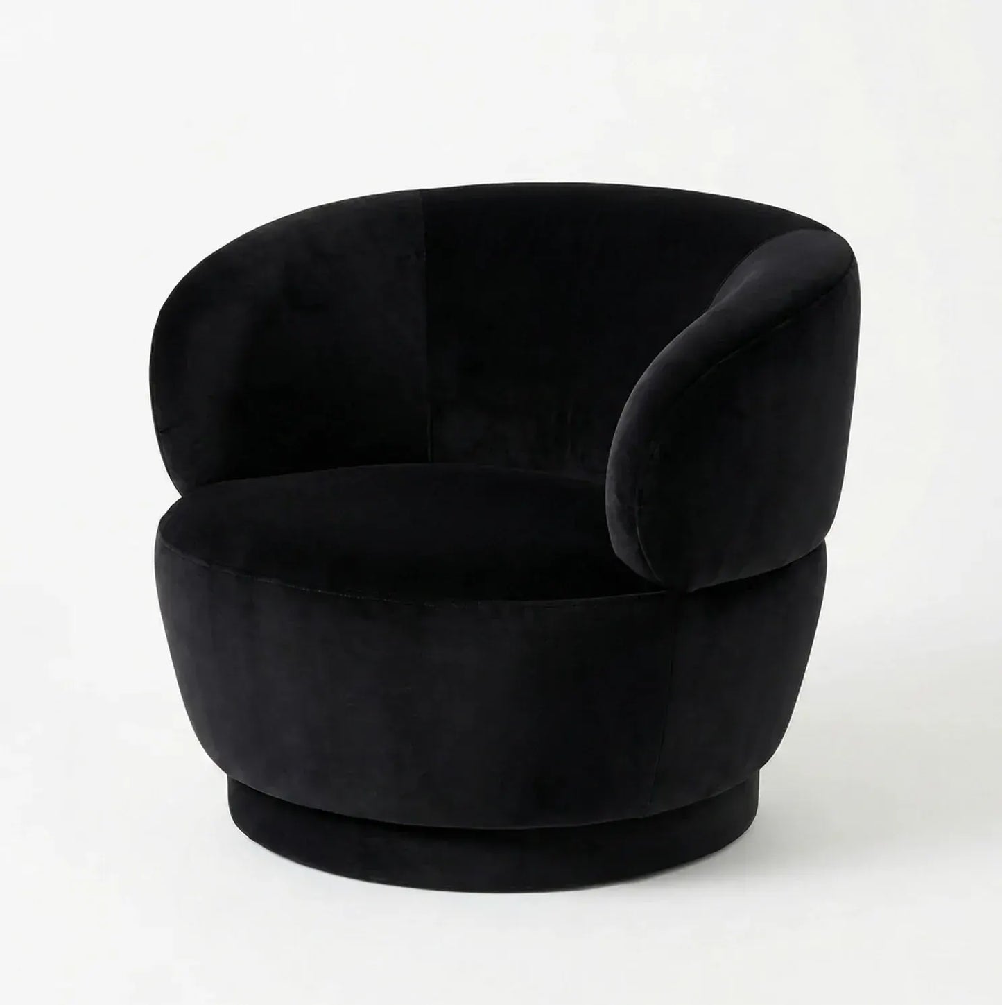 Interior Ave - Luna Swivel Armchair - Black - Image 3