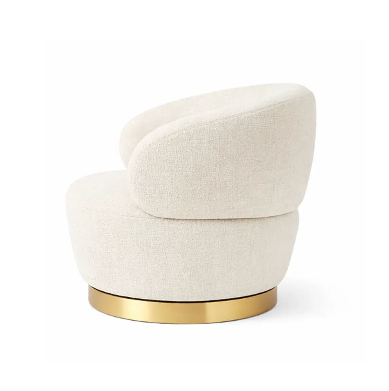 Interior Ave - Luna Swivel Armchair - Vanilla Oat - Image 7