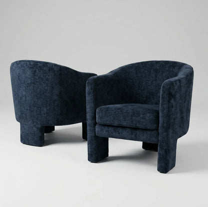 Interior Ave - Memphis Accent Chair - Midnight Blue - Image 4