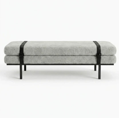 Interior Ave - Porter Bench - Light Grey - Image 2