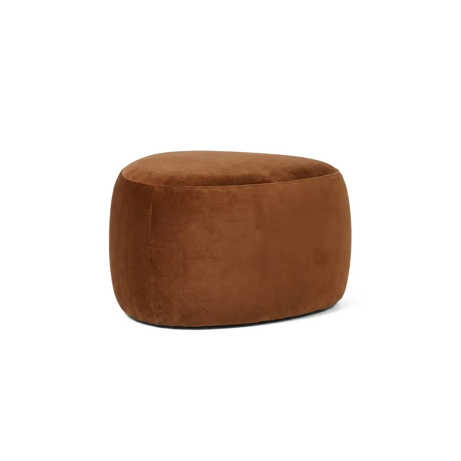 Interior Ave - Cove Pebble Ottoman - Cinnamon - Image 2
