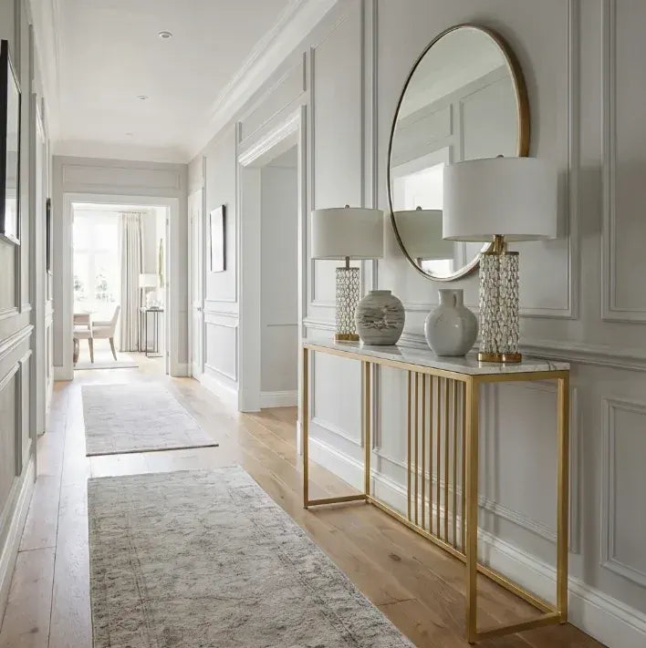 Interior Ave - Aurelia Hallway Console Table - Gold - 120cm