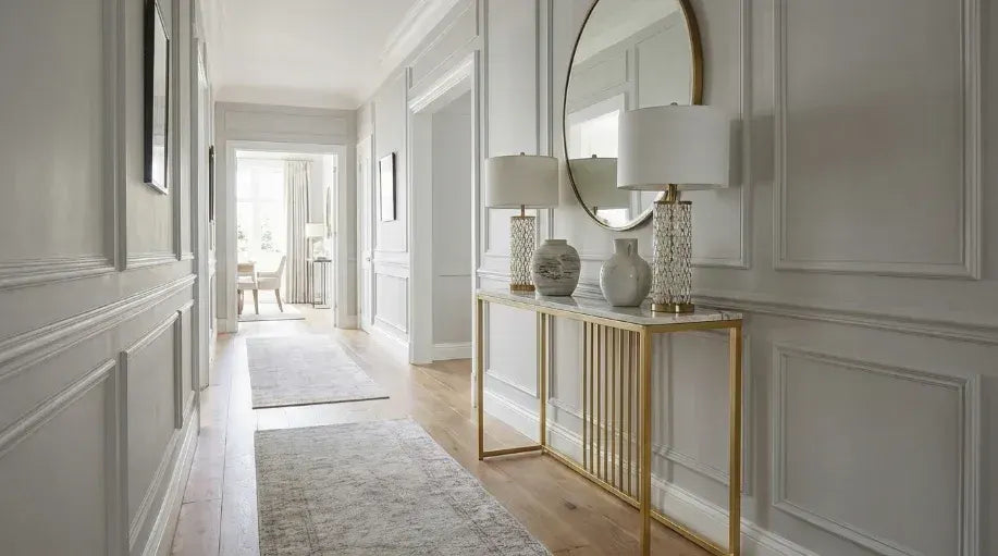 Interior Ave - Aurelia Hallway Console Table - Gold - 120cm - Image 2